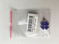 Кулон подвеска цветок клевер новая Snlight фиолетовое сиреневое картинка из объявления