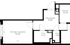 Продам 2 комнатную квартиру 59.13 м2 в объявлении 9 фото Продам 2 комнатную квартиру 59.13 м2 картинка из объявления