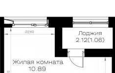 Продам 1 комнатную квартиру 27.46 м2 в объявлении 9 фото Продам 1 комнатную квартиру 27.46 м2 картинка из объявления