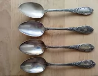 Ложки столовые СССР мельхиор МНЦ 15-20, ЗiШ, ЗиШ картинка из объявления