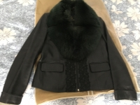 Куртка кожа натуральная воротник песец в объявлении 3 фото Куртка кожа натуральная воротник песец картинка из объявления
