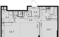 Продам 2 комнатную квартиру 60 м2 картинка из объявления