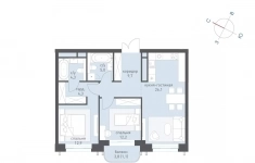 Продам 2 комнатную квартиру 78 м2 в объявлении 10 фото Продам 2 комнатную квартиру 78 м2 картинка из объявления