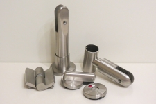 Ножка нога опора регулируемая для сантехкабин, из ЛДСП и стекла картинка из объявления