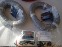 Теплые полы кабель нагревательный 100м ( 2 терморегулятора цифровых в комплект). картинка из объявления