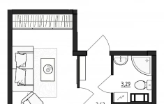 Продам 1 комнатную квартиру 39 м2 картинка из объявления