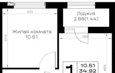 Продам 1 комнатную квартиру 36.36 м2 в объявлении 9 фото Продам 1 комнатную квартиру 36.36 м2 картинка из объявления