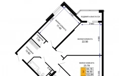 Продам 3 комнатную квартиру 104 м2 картинка из объявления