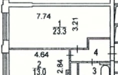 Продам 1 комнатную квартиру 44.7 м2 в объявлении 10 фото Продам 1 комнатную квартиру 44.7 м2 картинка из объявления