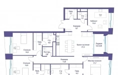 Продам 4 комнатную квартиру 152 м2 картинка из объявления