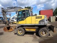 Колесный экскаватор Volvo 160, макс опции, 2 ковша картинка из объявления