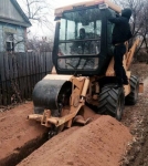 Траншеекопатель бара, аренда траншеекопателя грунторез картинка из объявления
