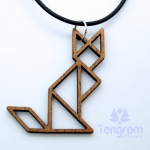 Кулон-подвеска из Красного Дерева "Солнечная Кошка" картинка из объявления