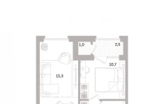 Продам 2 комнатную квартиру 69.36 м2 картинка из объявления