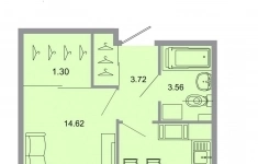 Продам 1 комнатную квартиру 33 м2 картинка из объявления