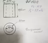 Производим : фильтрующий элемент ФГ-20-16 , фильтрующий элемент ФГ-25-16 , фильтрующий элемент ФГ-32-16 , фильтрующий элемент ФГ-40-16 , фильтрующий э картинка из объявления