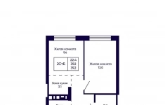 Продам 2 комнатную квартиру 39.2 м2 картинка из объявления
