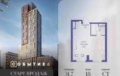 Продам 1 комнатную квартиру 31.7 м2 картинка из объявления