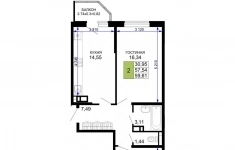 Продам 2 комнатную квартиру 59.61 м2 в объявлении 10 фото Продам 2 комнатную квартиру 59.61 м2 картинка из объявления
