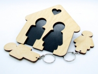 Маленькая ключница "TWIN" на два брелка в объявлении 7 фото Маленькая ключница "TWIN" на два брелка картинка из объявления