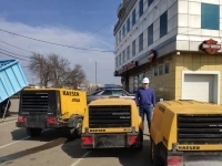 Аренда дизельного компрессора с отбойными молотками картинка из объявления