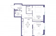 Продам 2 комнатную квартиру 67 м2 картинка из объявления