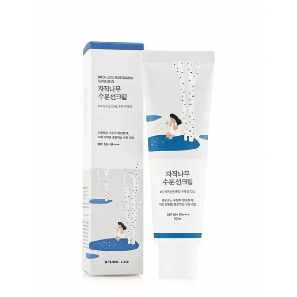 Увлажняющий солнцезащитный крем Round Lab Birch Juice SPF 50+ (50 мл) картинка из объявления