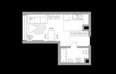 Продам 1 комнатную квартиру 28.08 м2 картинка из объявления