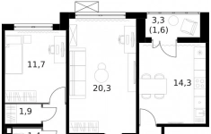 Продам 3 комнатную квартиру 84.1 м2 в объявлении 10 фото Продам 3 комнатную квартиру 84.1 м2 картинка из объявления