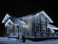 Новогоднее освещение коттеджей в объявлении 1 фото Новогоднее освещение коттеджей картинка из объявления