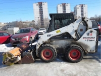 Минипогрузчик Bobcat S18, 2020 г, ковш, вилы, щетка, гусеницы картинка из объявления
