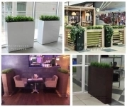 Напольное кашпо, прямоугольные кашпо для цветов картинка из объявления