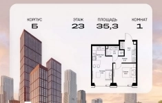 Продам 1 комнатную квартиру 35.26 м2 в объявлении 10 фото Продам 1 комнатную квартиру 35.26 м2 картинка из объявления