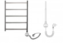 Электрический полотенцесушитель Wellmer Rail, 5 перекладин, размеры 70 х 53 х 8 см в объявлении 4 фото Электрический полотенцесушитель Wellmer Rail, 5 перекладин, размеры 70 х 53 х 8 см картинка из объявления