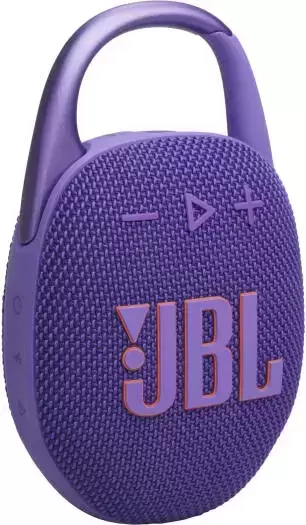 Портативная колонка JBL Clip 5, фиолетовая в объявлении 1 фото Портативная колонка JBL Clip 5, фиолетовая картинка из объявления
