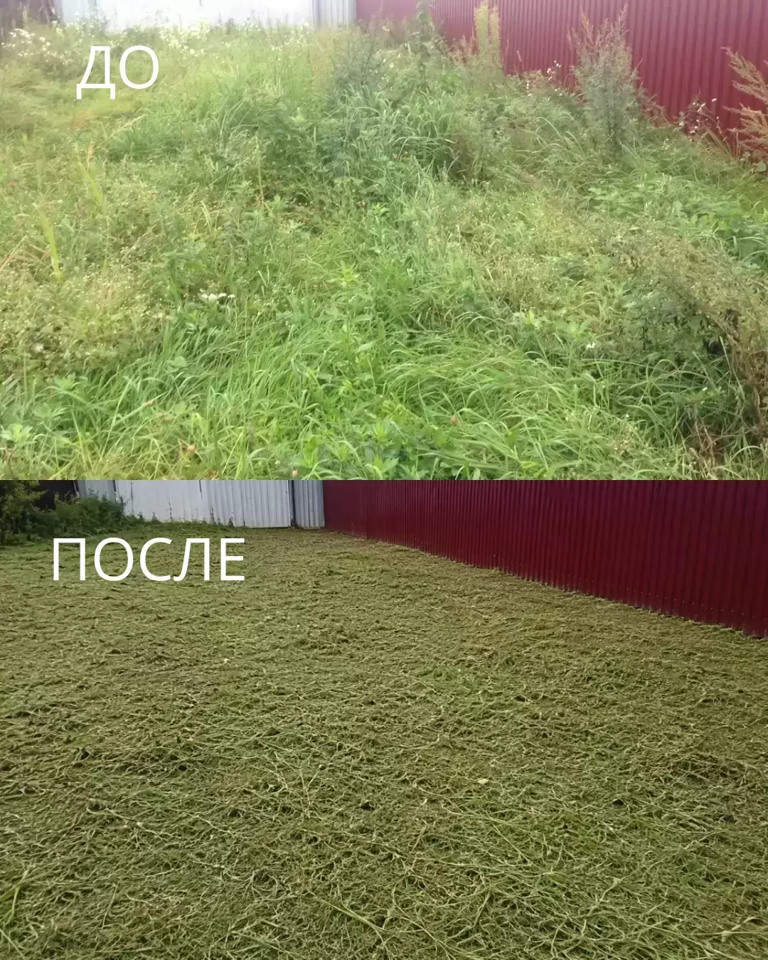Покос травы триммером картинка из объявления