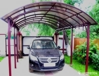 Навесы из поликарбоната в Одинцово Голицыно Кубинке в объявлении 1 фото Навесы из поликарбоната в Одинцово Голицыно Кубинке картинка из объявления