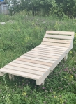 Шезлонг (лежак) деревянный в объявлении 3 фото Шезлонг (лежак) деревянный картинка из объявления