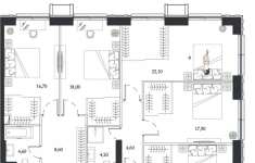 Продам 5 комнатную квартиру 159.9 м2 картинка из объявления