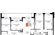 Продам 4 комнатную квартиру 119 м2 картинка из объявления