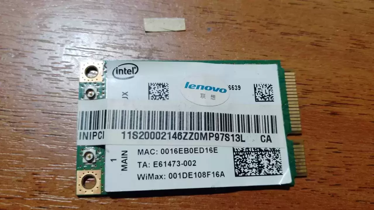 Wi-fi модули для ноутбуков Lenovo картинка из объявления