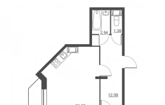Продам 1 комнатную квартиру 59.2 м2 в объявлении 10 фото Продам 1 комнатную квартиру 59.2 м2 картинка из объявления