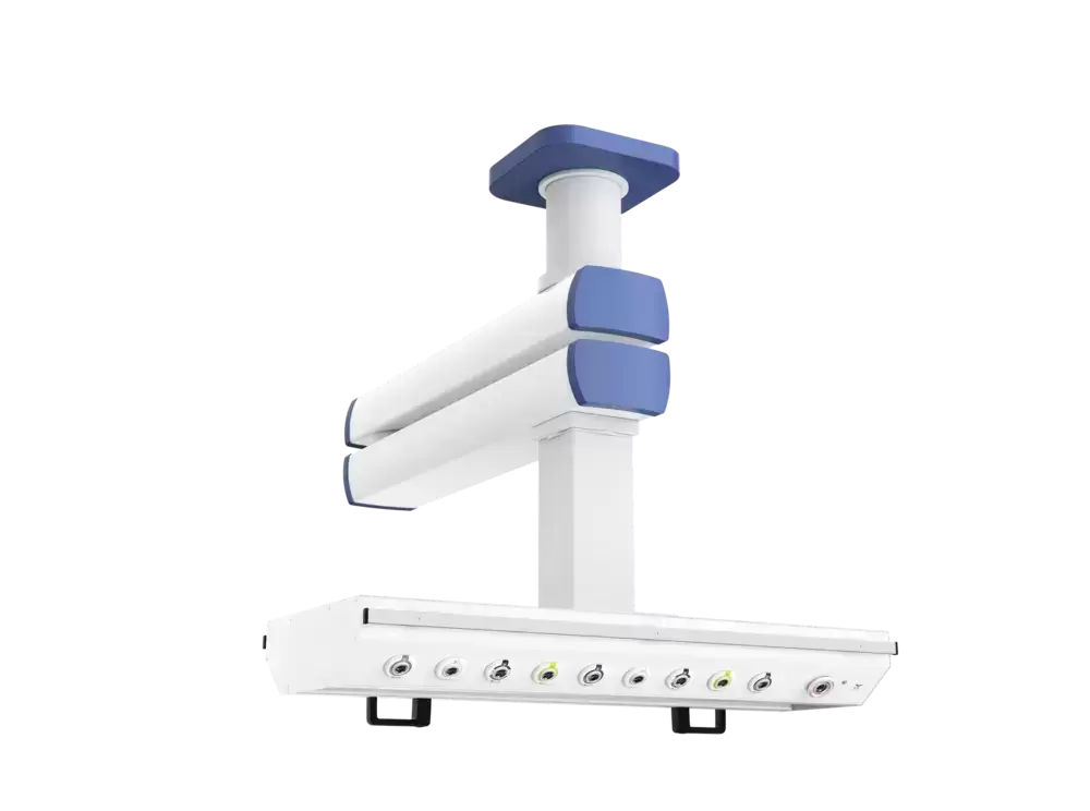 Потолочная двухплечевая медицинская консоль CADUCEUS C2-A картинка из объявления