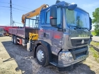 Грузовик бортовой HOWO ZZ5257JSQN584GE1 колесной формулы 6х4 с КМУ XCMG SQS300 картинка из объявления