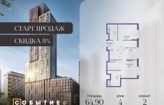 Продам 2 комнатную квартиру 64 м2 картинка из объявления