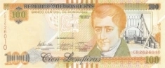 Банкнота 100 лемпир, Гондурас картинка из объявления