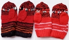 Детские вязаные варежки картинка из объявления