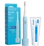 Голубая звуковая щетка Revyline RL050 с пастой Smart в объявлении 1 фото Голубая звуковая щетка Revyline RL050 с пастой Smart картинка из объявления
