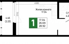 Продам 1 комнатную квартиру 28 м2 картинка из объявления