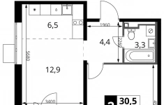Продам 2 комнатную квартиру 46.7 м2 в объявлении 10 фото Продам 2 комнатную квартиру 46.7 м2 картинка из объявления